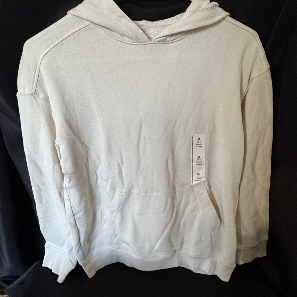 🌻 Kids Stylish Cream Long Sleeve Hoodie